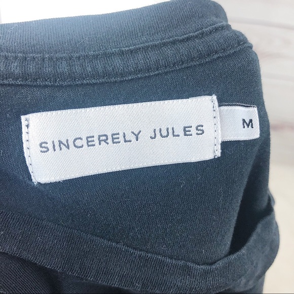 Sincerely Jules Vixen Spirit Animal Black Tee - Picture 7 of 7